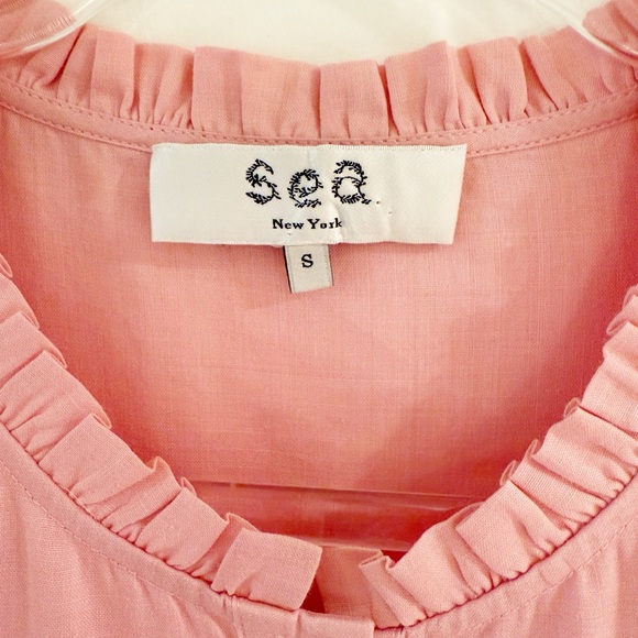 Sea New York Shannon Flutter Sleeve Button Down Dress - Picture 4 of 10